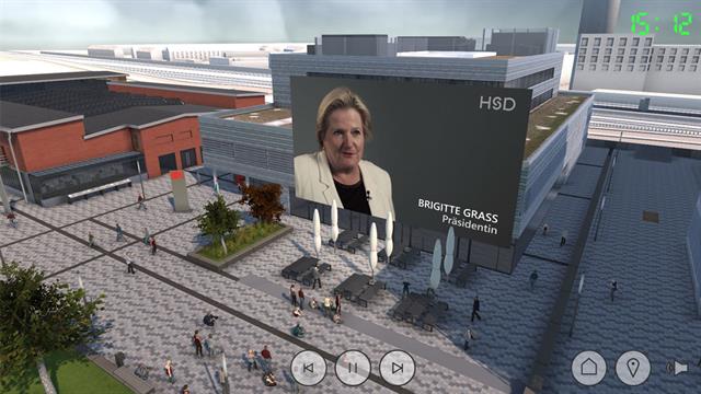 Virtual Campus Screen