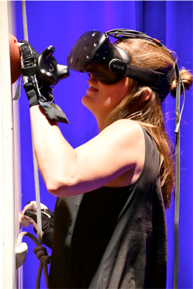 Das Projekt Venga! erlaubt Klettern in Virtual Reality